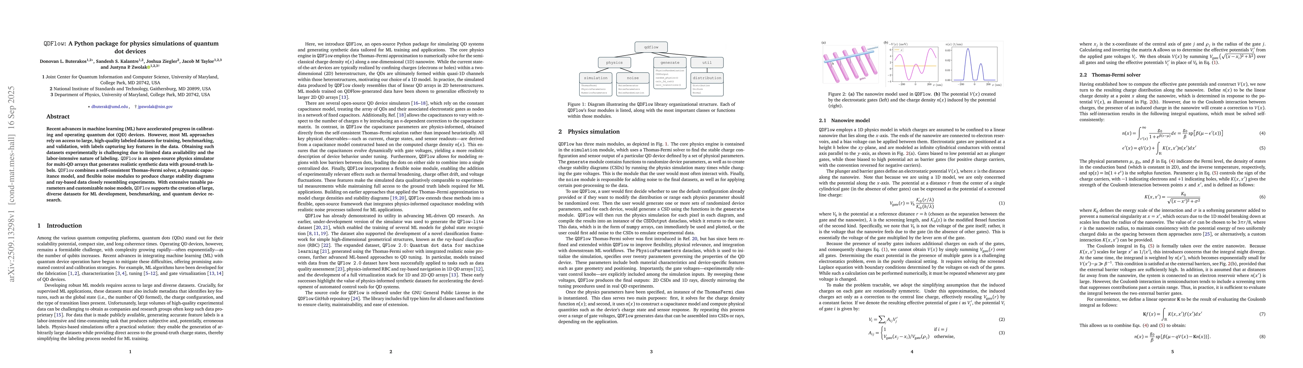 Thumbnail for QDFlow: A Python package for physics simulations of quantum dot devices