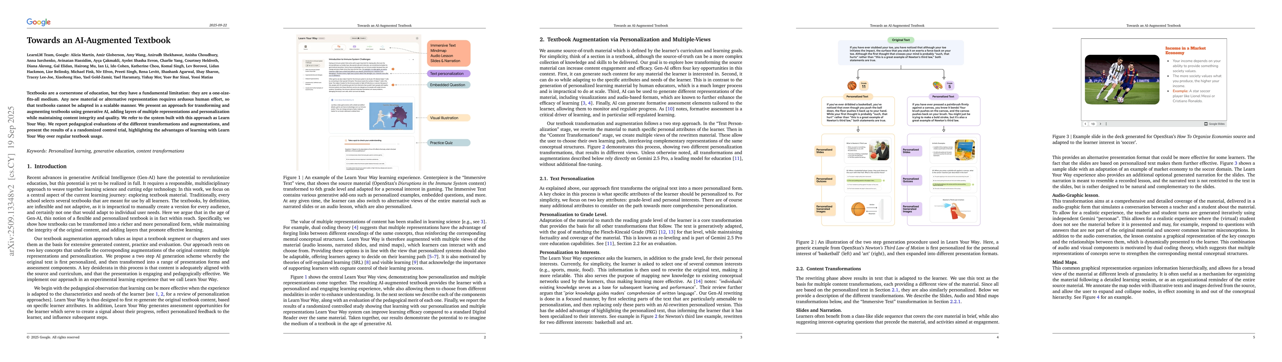 Thumbnail for Towards an AI-Augmented Textbook