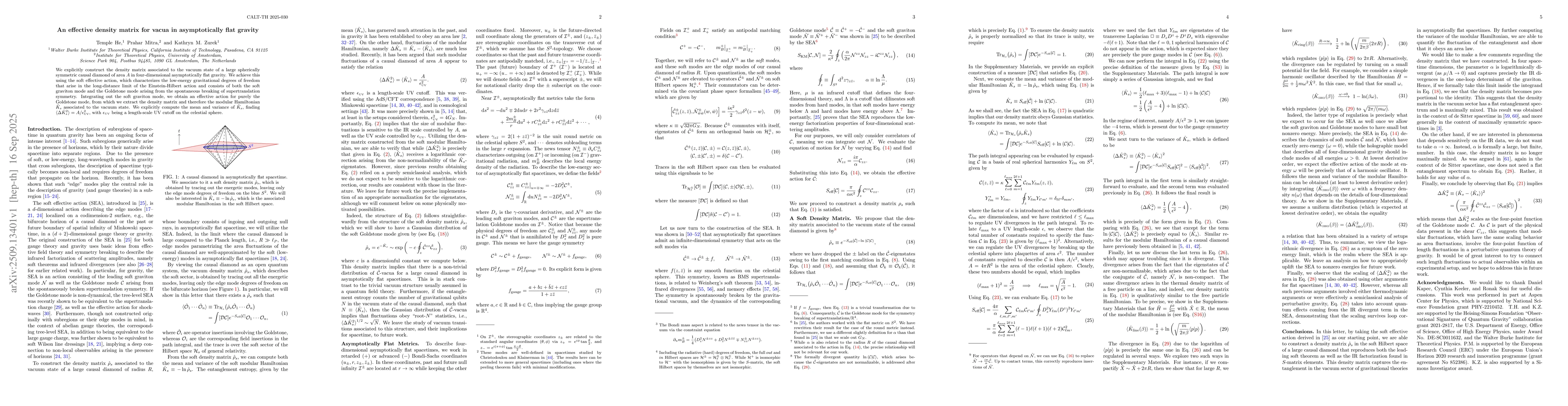 Thumbnail for An effective density matrix for vacua in asymptotically flat gravity
