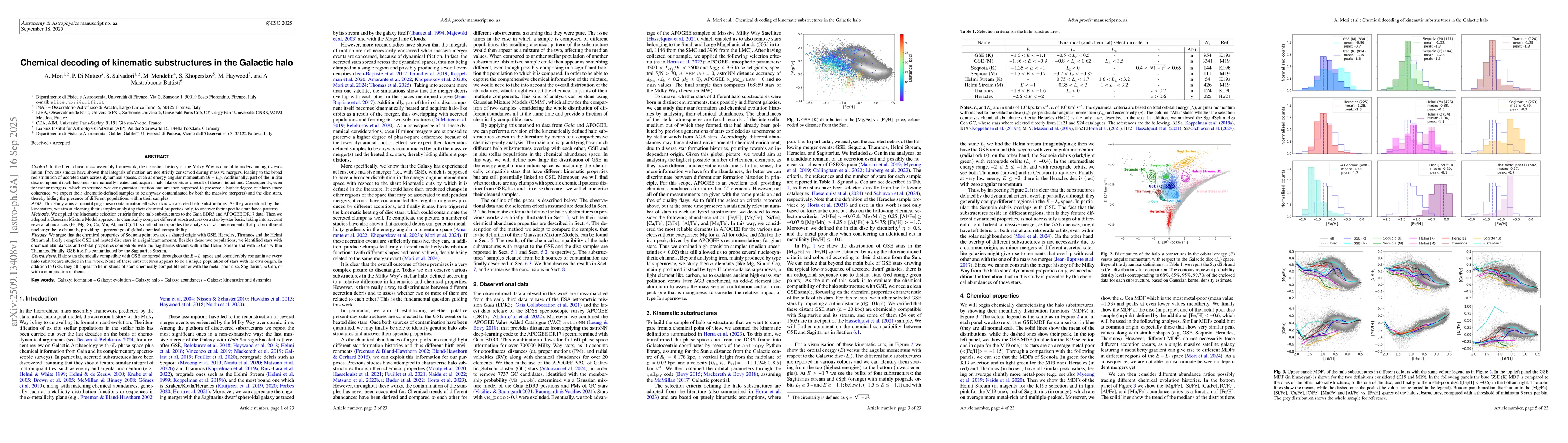 Thumbnail for Chemical decoding of kinematic substructures in the Galactic halo