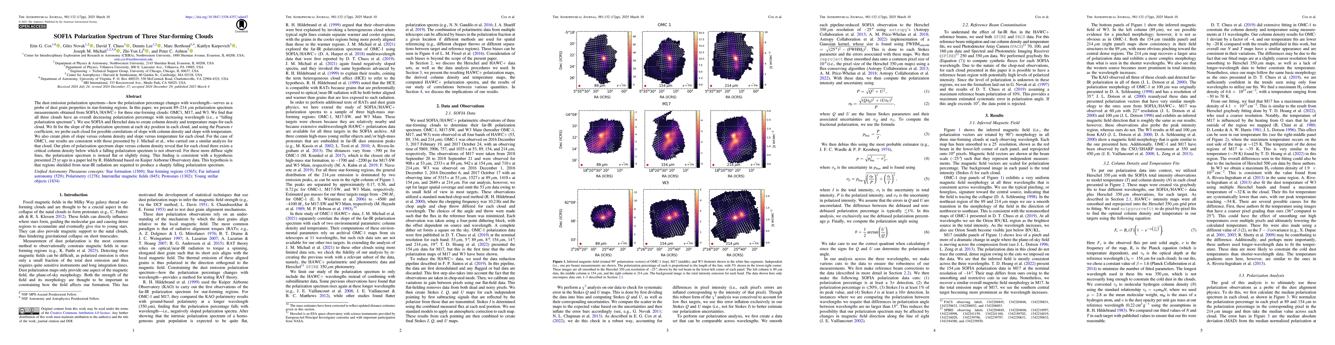 Thumbnail for SOFIA Polarization Spectrum of Three Star-Forming Clouds