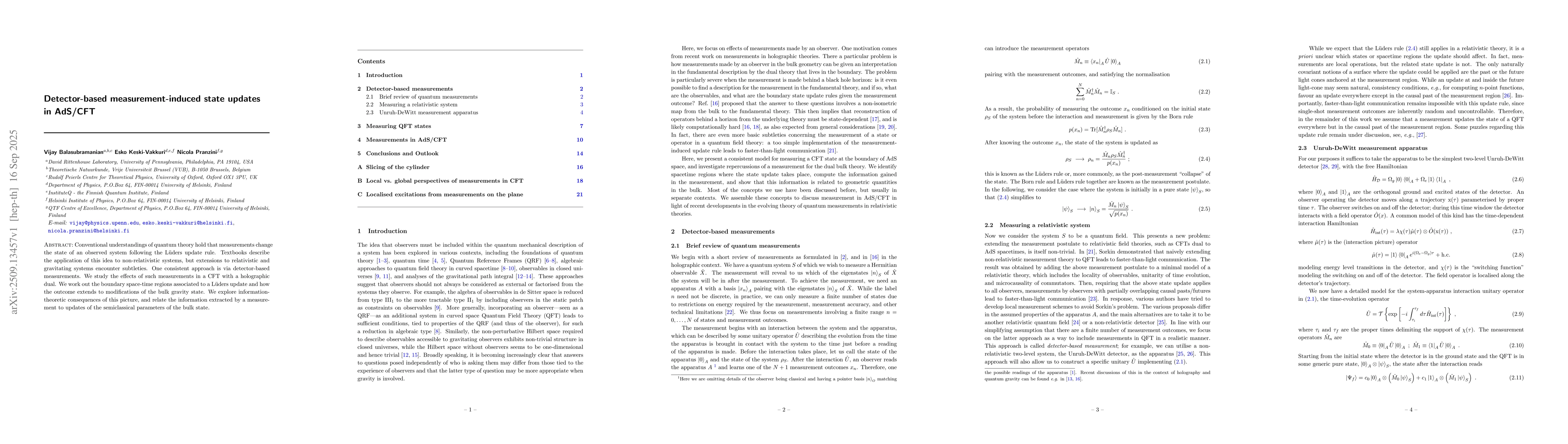 Thumbnail for Detector-based measurement-induced state updates in AdS/CFT