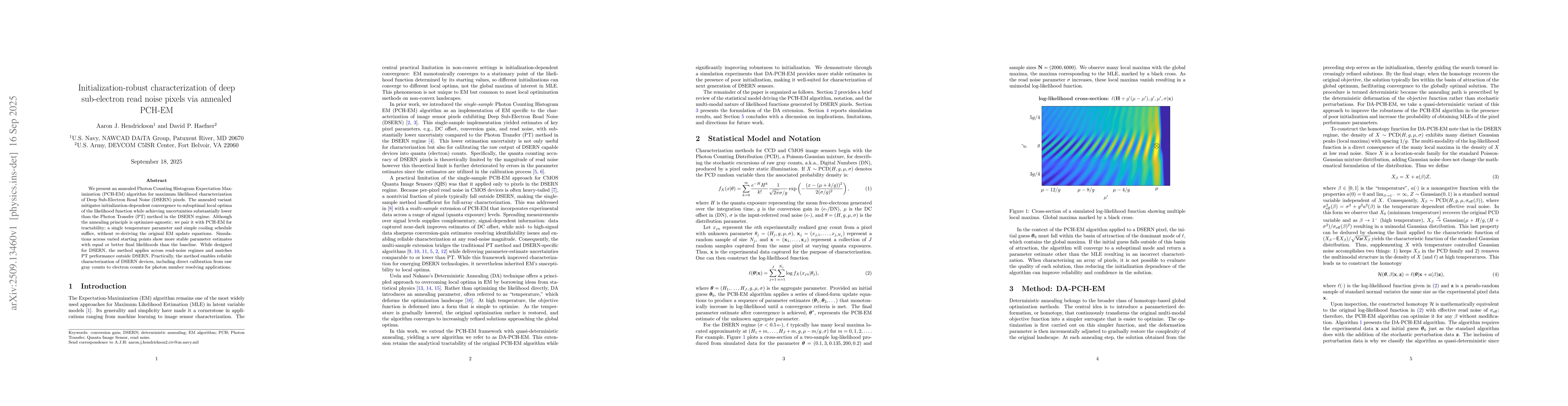 Thumbnail for Initialization-robust characterization of deep sub-electron read noise
  pixels via annealed PCH-EM