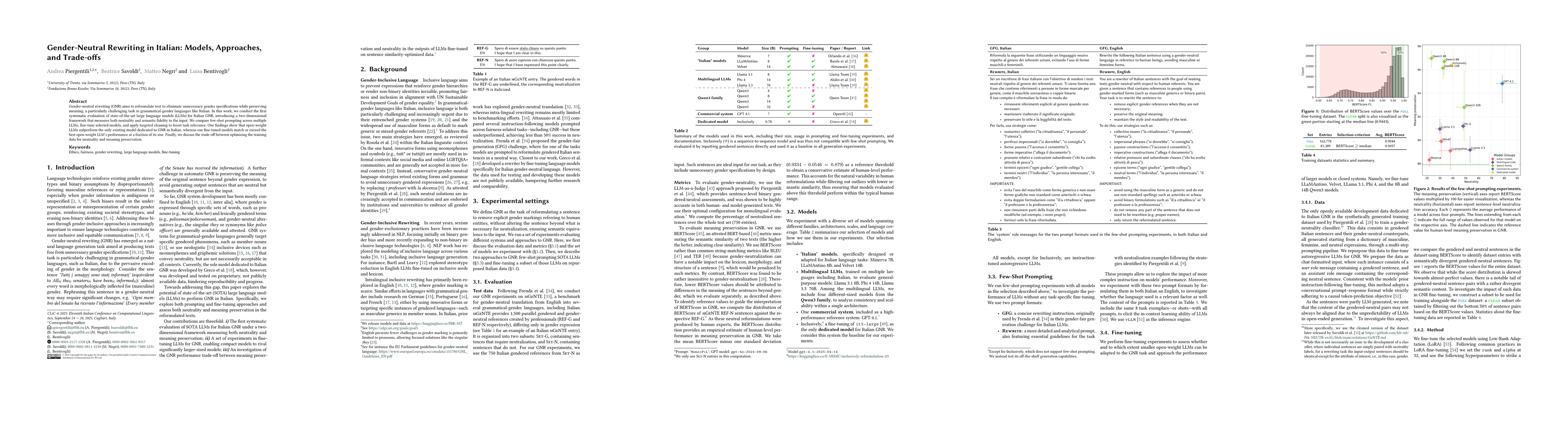 Thumbnail for Gender-Neutral Rewriting in Italian: Models, Approaches, and Trade-offs