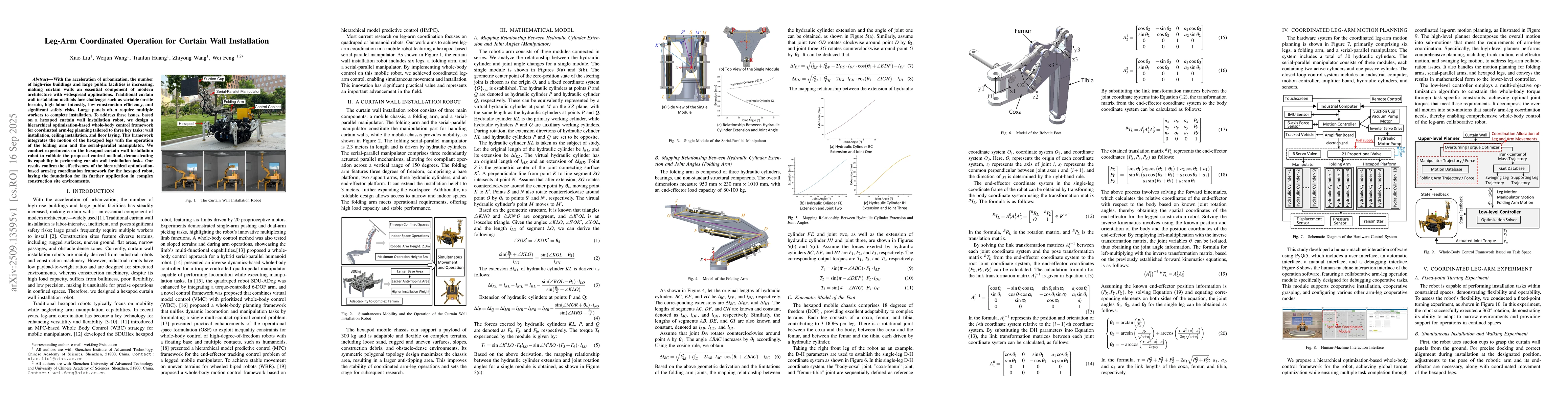 Thumbnail for Leg-Arm Coordinated Operation for Curtain Wall Installation