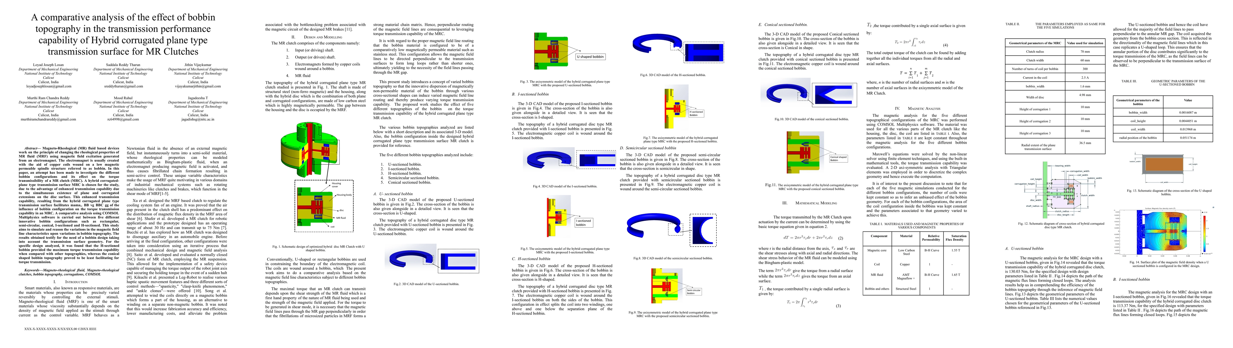 Thumbnail for A comparative analysis of the effect of bobbin topography in the
  transmission performance capability of Hybrid corrugated plane type
  transmission surface for MR Clutches