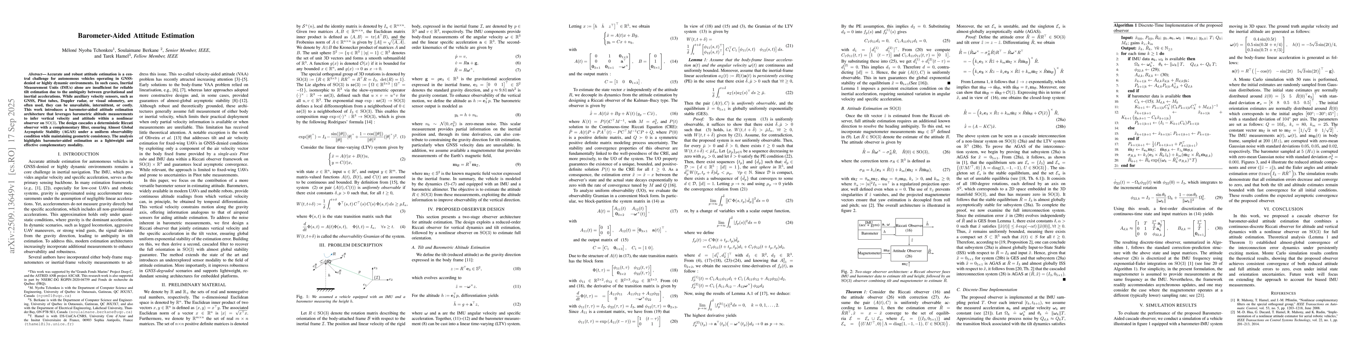 Thumbnail for Barometer-Aided Attitude Estimation