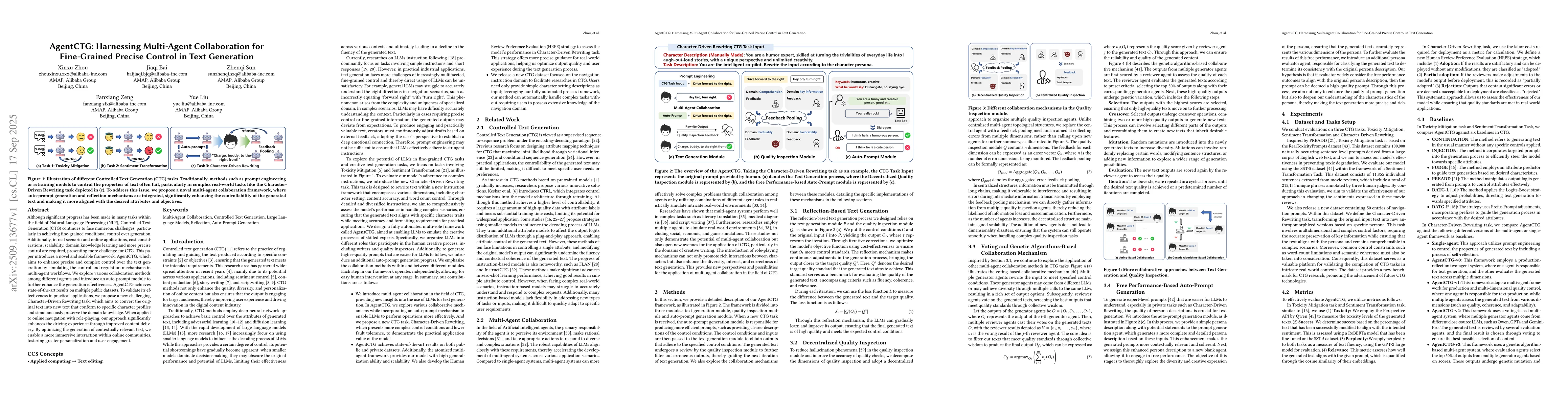 Thumbnail for AgentCTG: Harnessing Multi-Agent Collaboration for Fine-Grained Precise
  Control in Text Generation