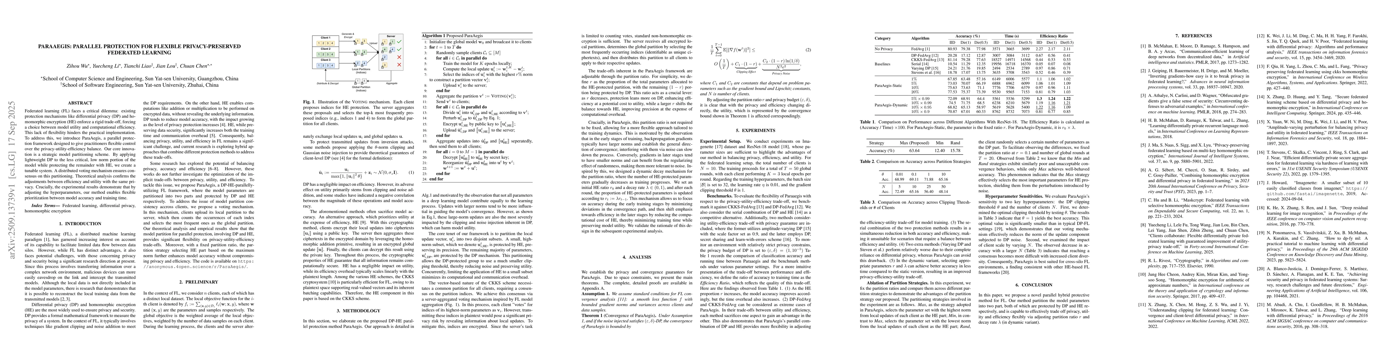 Thumbnail for ParaAegis: Parallel Protection for Flexible Privacy-preserved Federated
  Learning