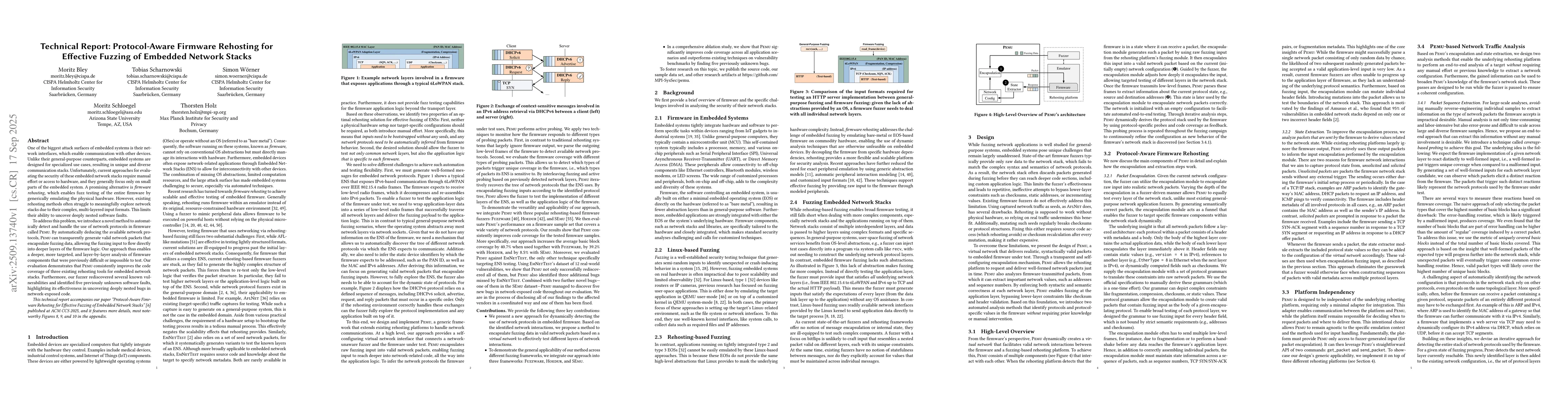 Thumbnail for Protocol-Aware Firmware Rehosting for Effective Fuzzing of Embedded
  Network Stacks