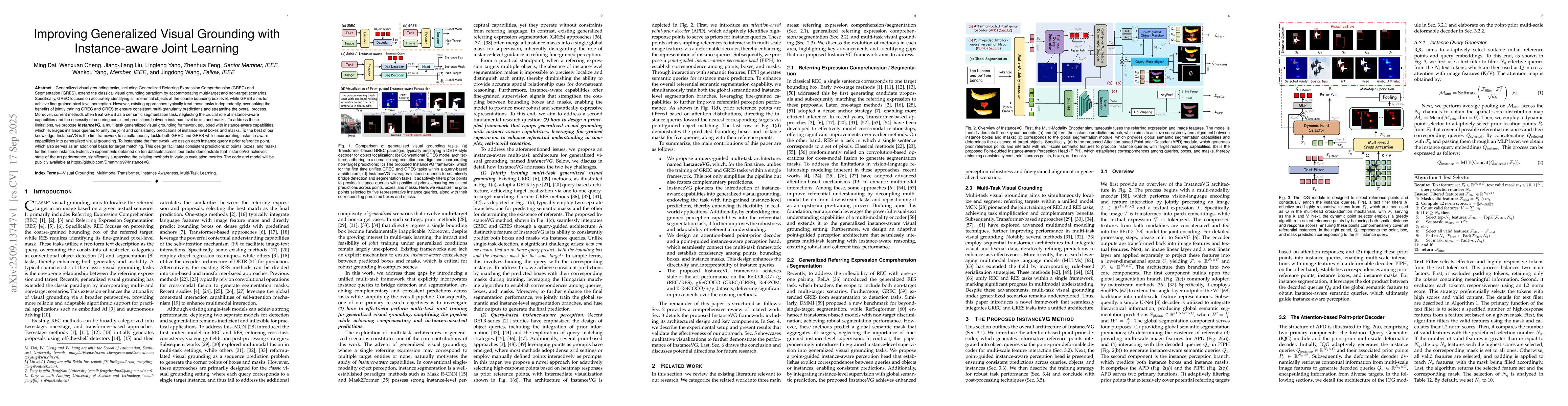Thumbnail for Improving Generalized Visual Grounding with Instance-aware Joint
  Learning