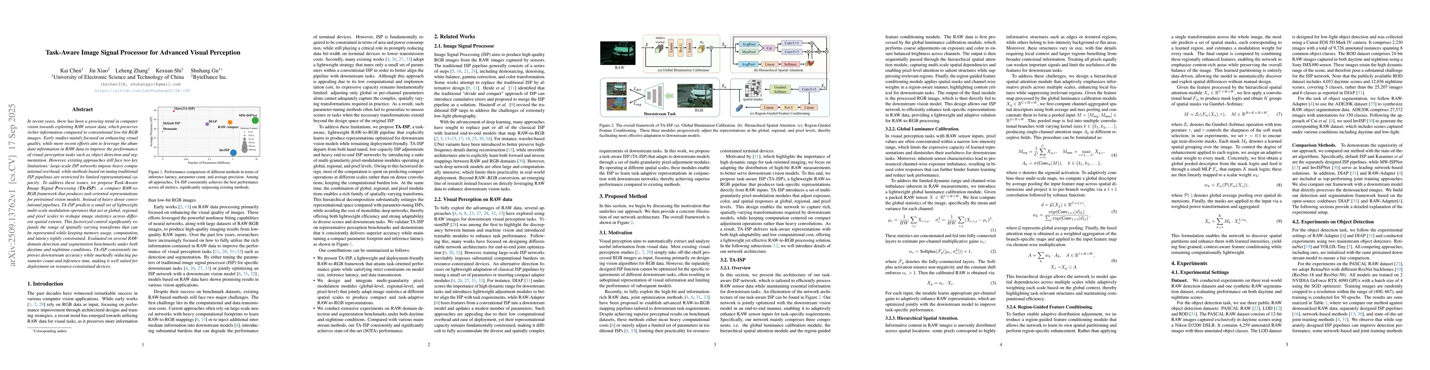 Thumbnail for Task-Aware Image Signal Processor for Advanced Visual Perception
