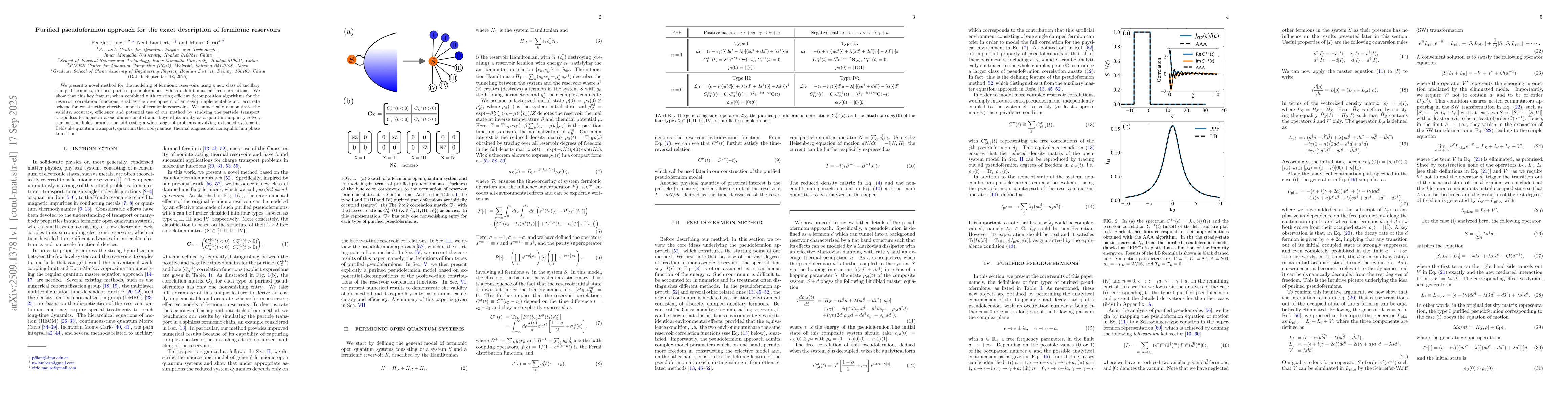 Thumbnail for Purified pseudofermion approach for the exact description of fermionic
  reservoirs