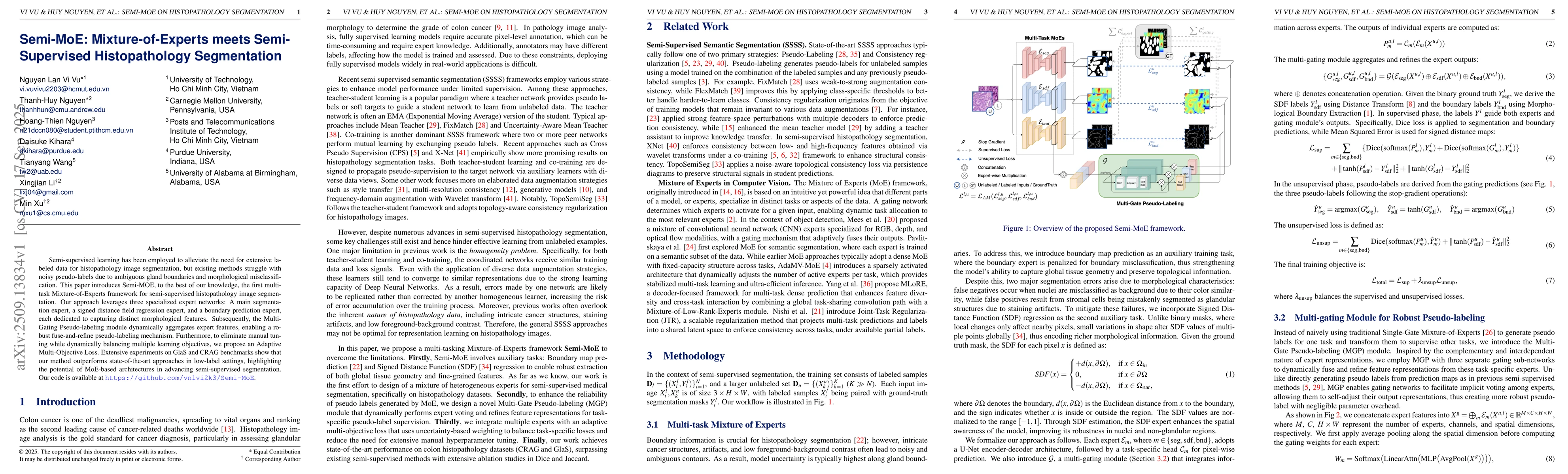 Thumbnail for Semi-MoE: Mixture-of-Experts meets Semi-Supervised Histopathology
  Segmentation