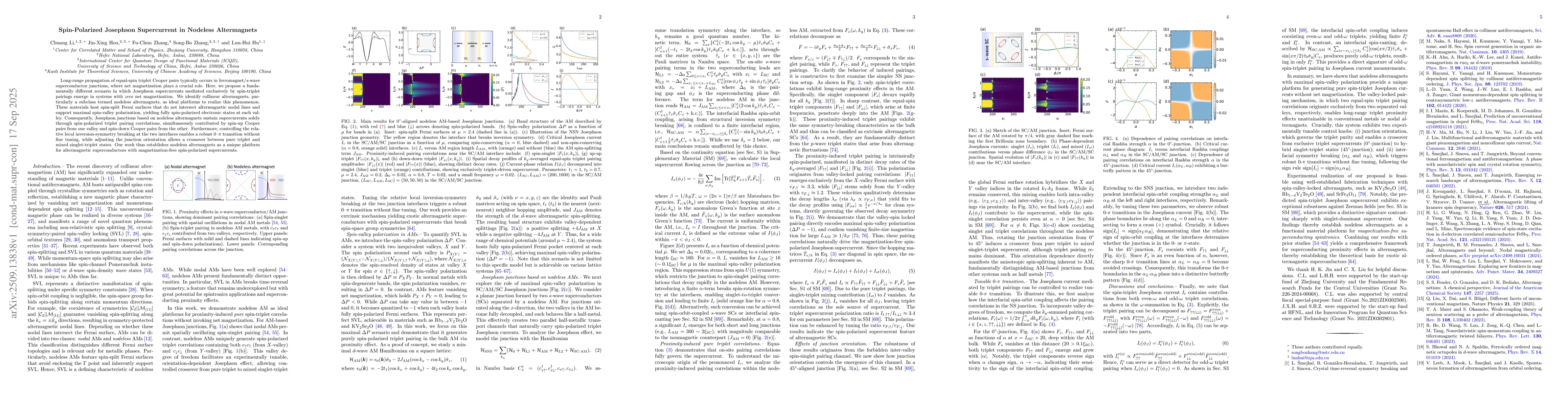 Thumbnail for Spin-Polarized Josephson Supercurrent in Nodeless Altermagnets