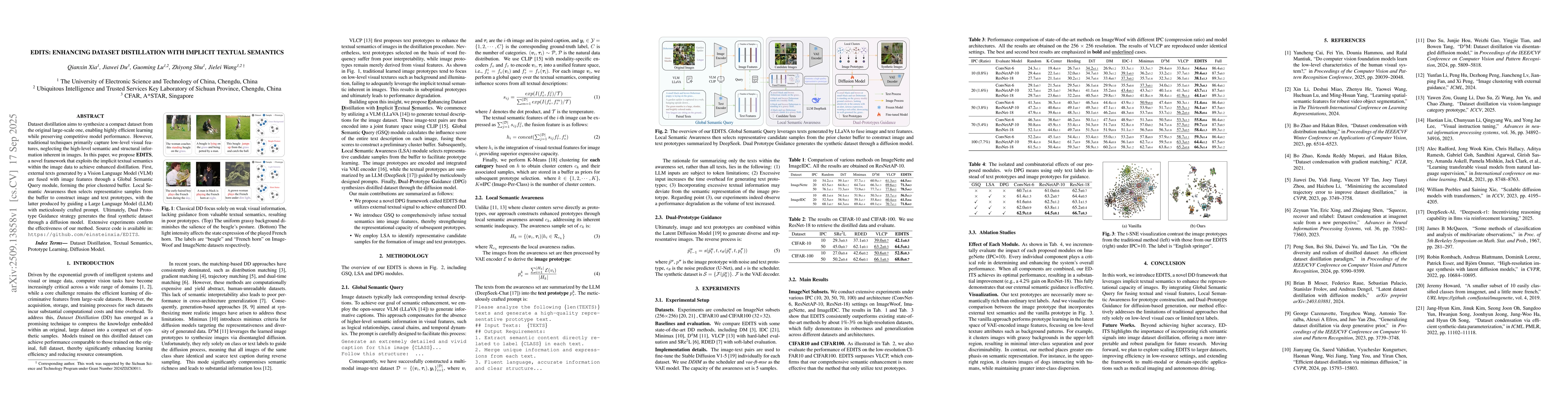 Thumbnail for EDITS: Enhancing Dataset Distillation with Implicit Textual Semantics