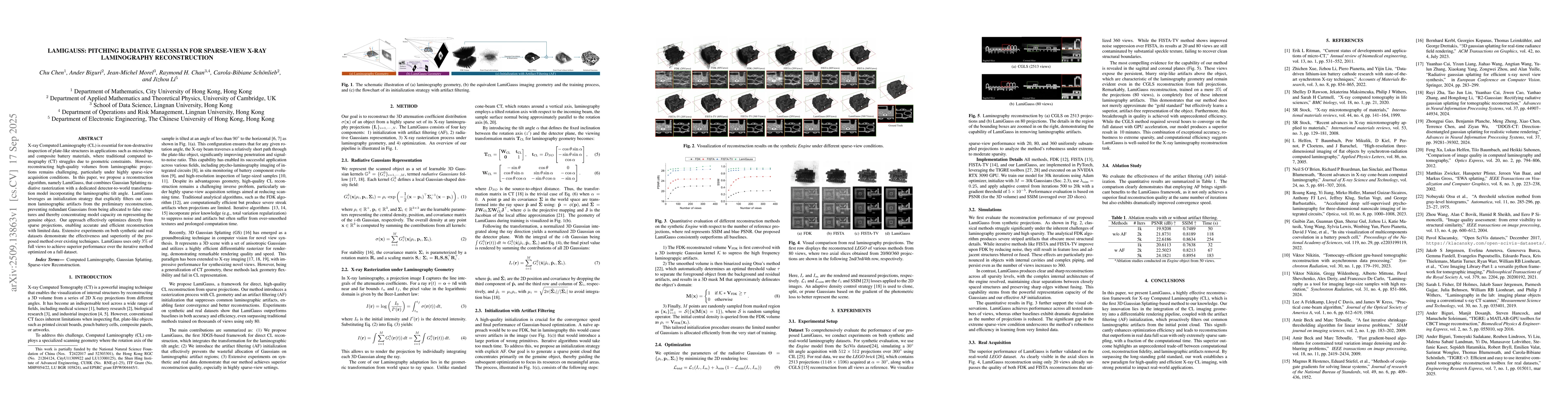 Thumbnail for LamiGauss: Pitching Radiative Gaussian for Sparse-View X-ray
  Laminography Reconstruction