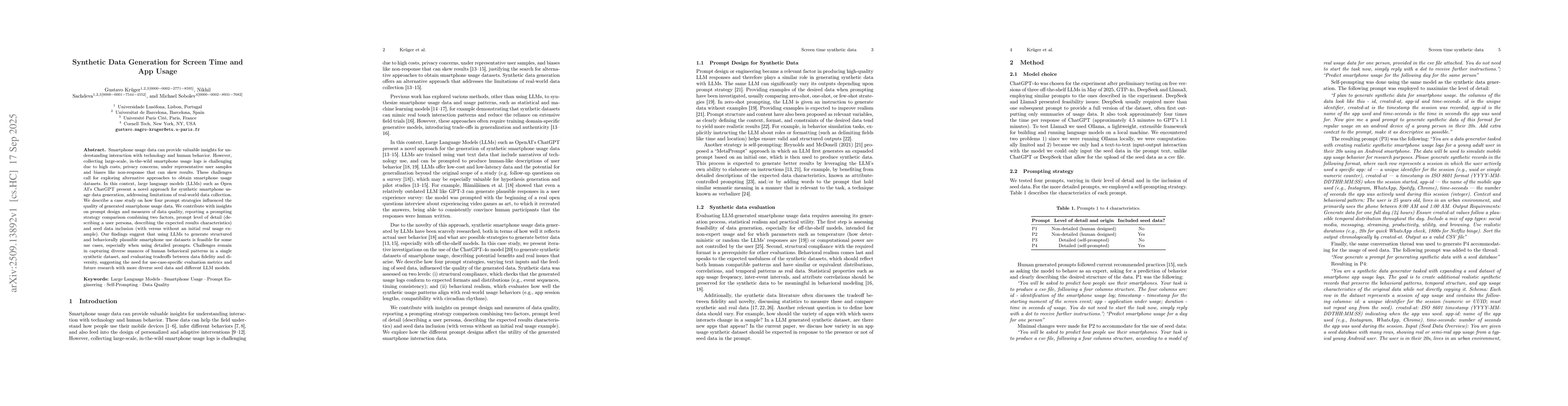Thumbnail for Synthetic Data Generation for Screen Time and App Usage