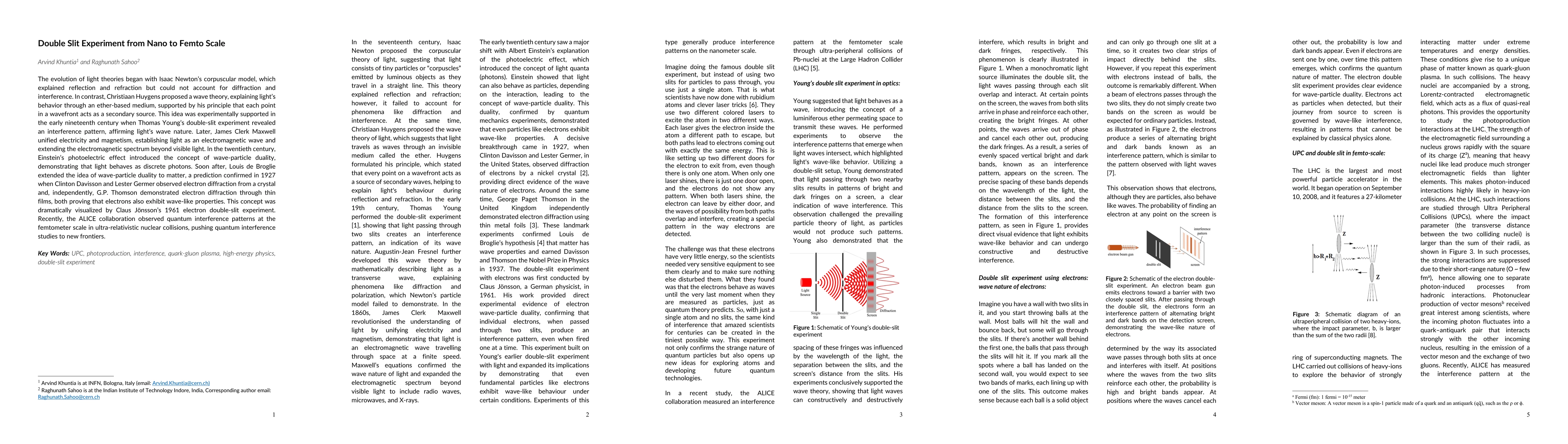 Thumbnail for Double Slit Experiment from Nano to Femto Scale