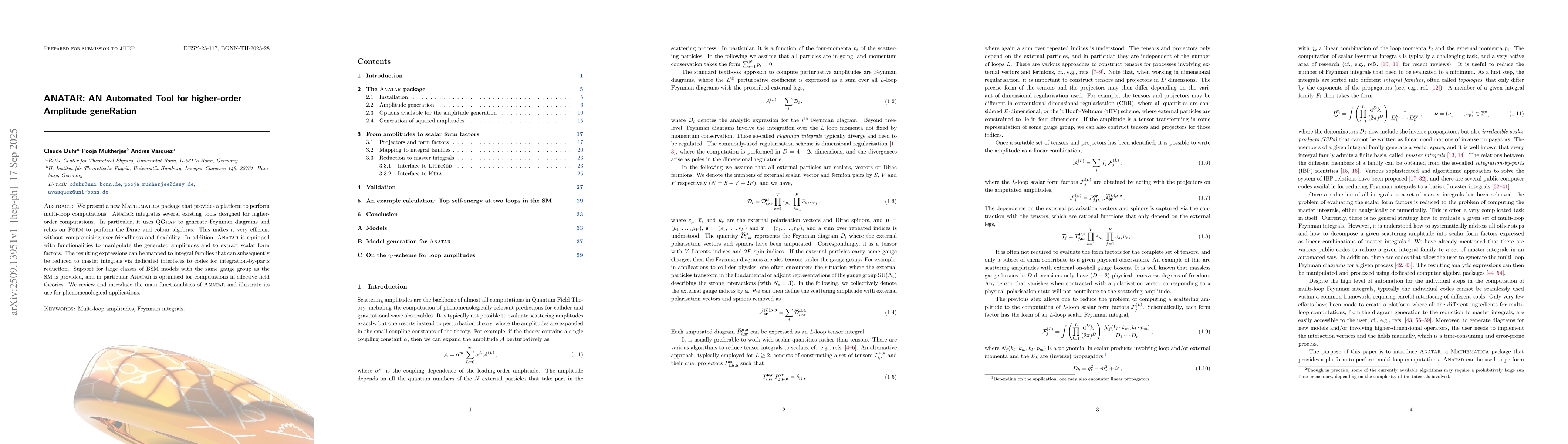 Thumbnail for ANATAR: AN Automated Tool for higher-order Amplitude geneRation