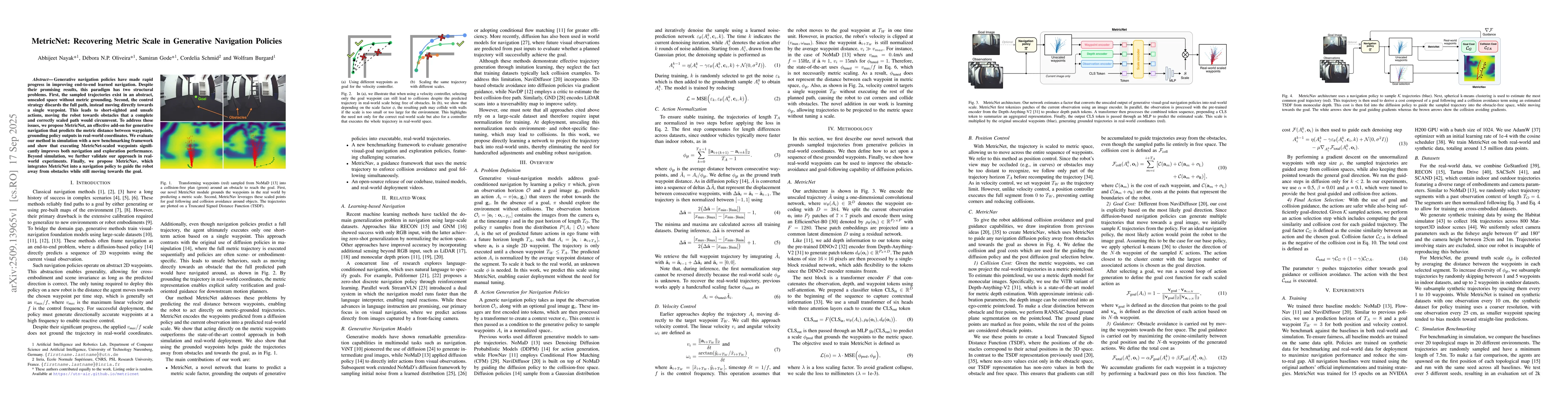 Thumbnail for MetricNet: Recovering Metric Scale in Generative Navigation Policies