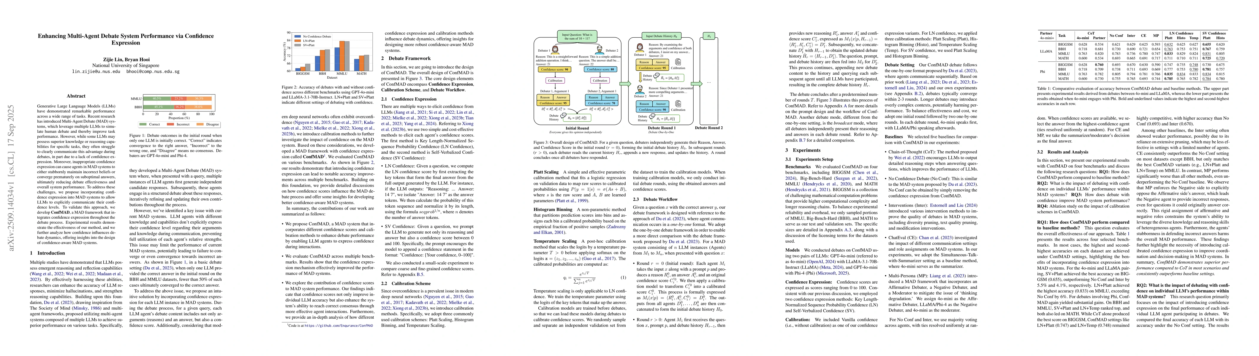 Thumbnail for Enhancing Multi-Agent Debate System Performance via Confidence
  Expression