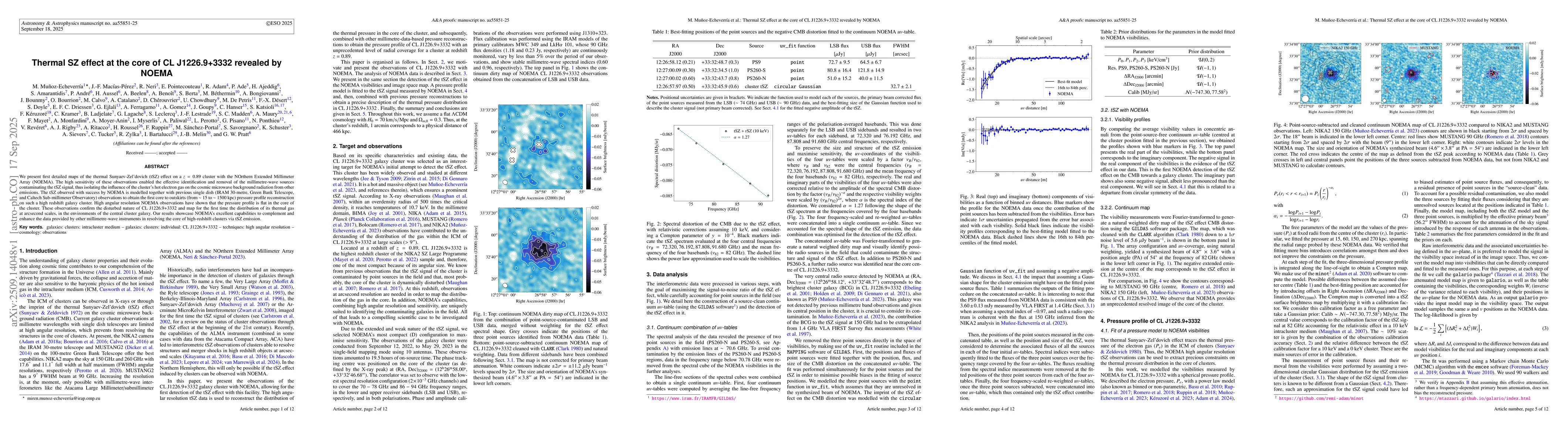 Thumbnail for Thermal SZ effect at the core of CL J1226.9+3332 revealed by NOEMA