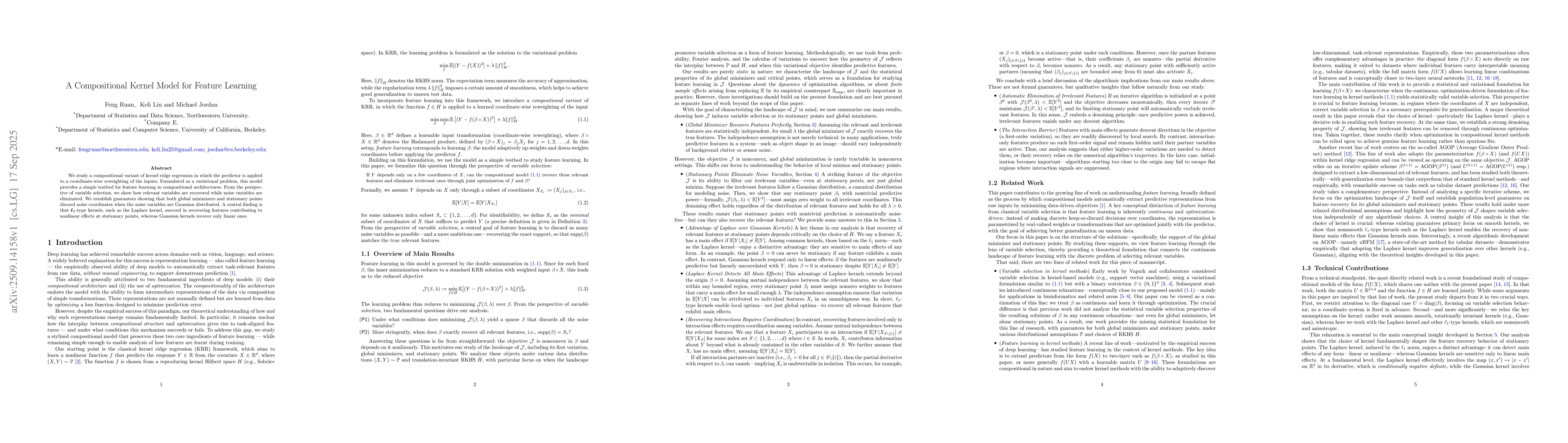 Thumbnail for A Compositional Kernel Model for Feature Learning