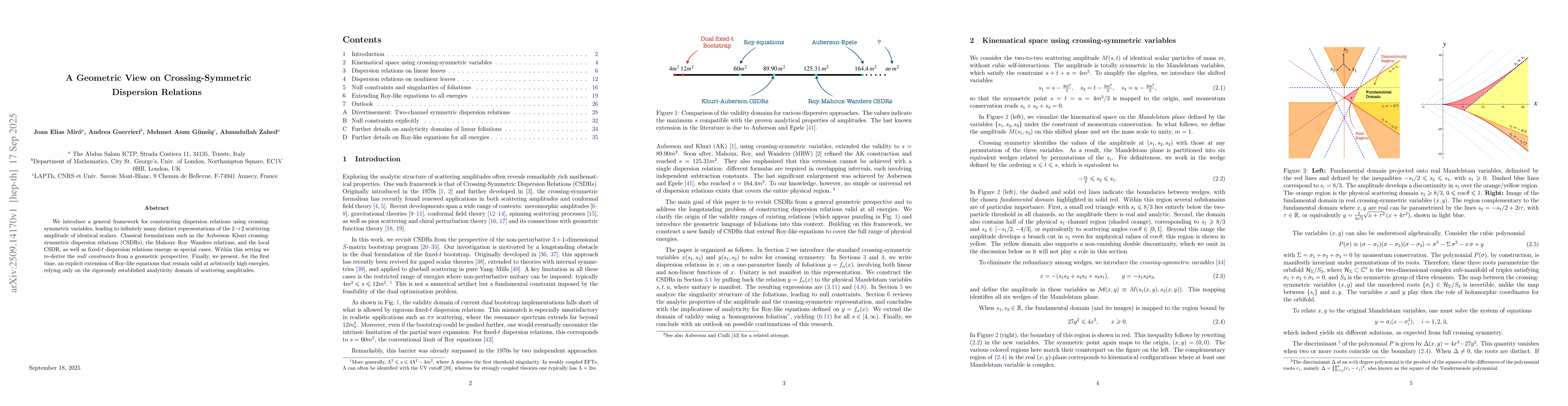 Thumbnail for A Geometric View on Crossing-Symmetric Dispersion Relations