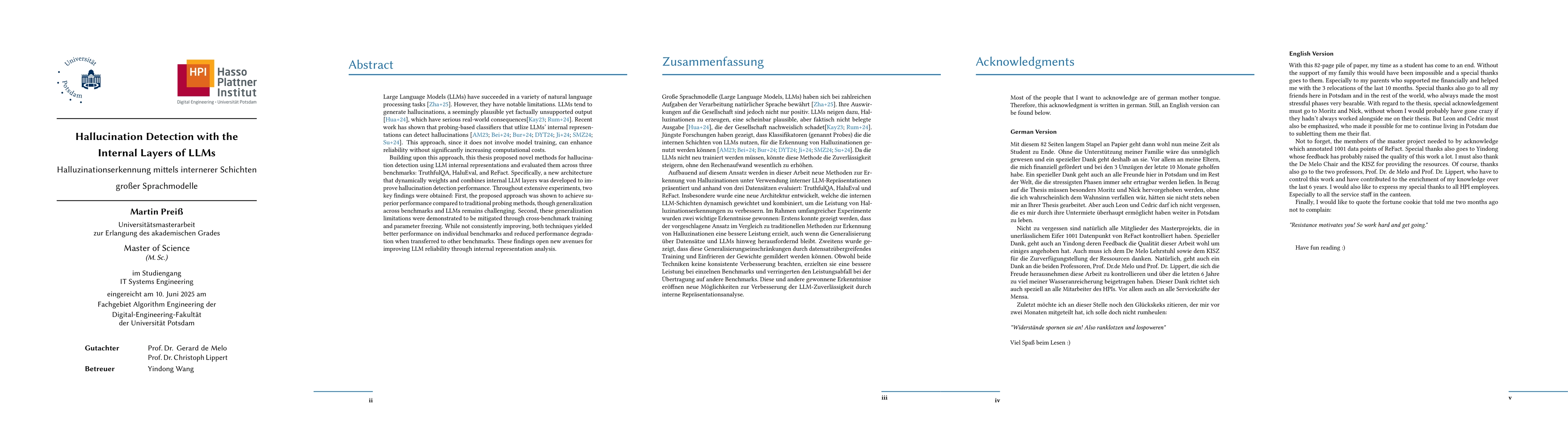 Thumbnail for Hallucination Detection with the Internal Layers of LLMs