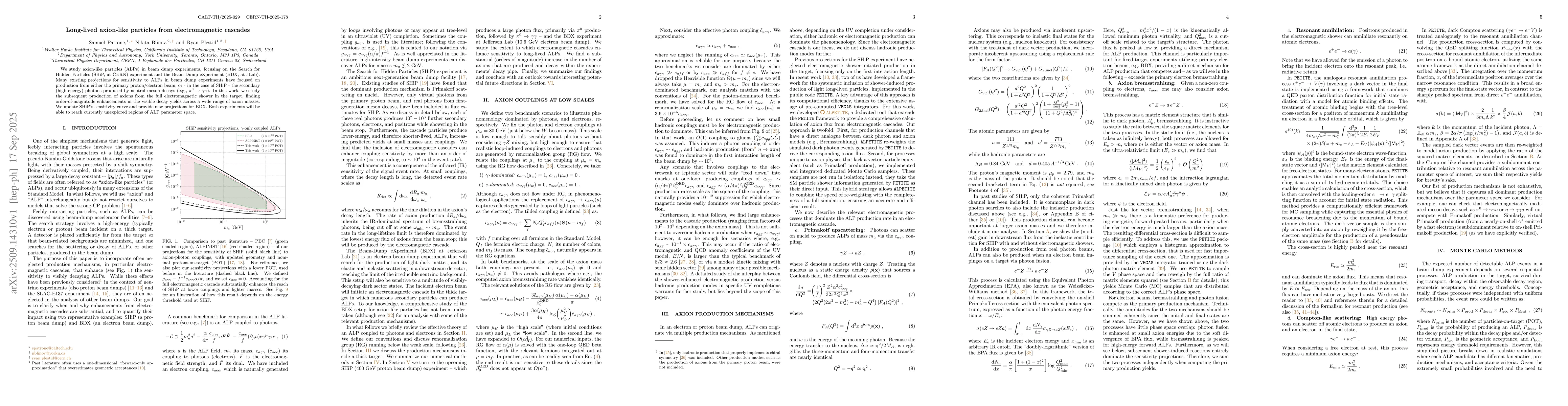 Thumbnail for Long-lived axion-like particles from electromagnetic cascades