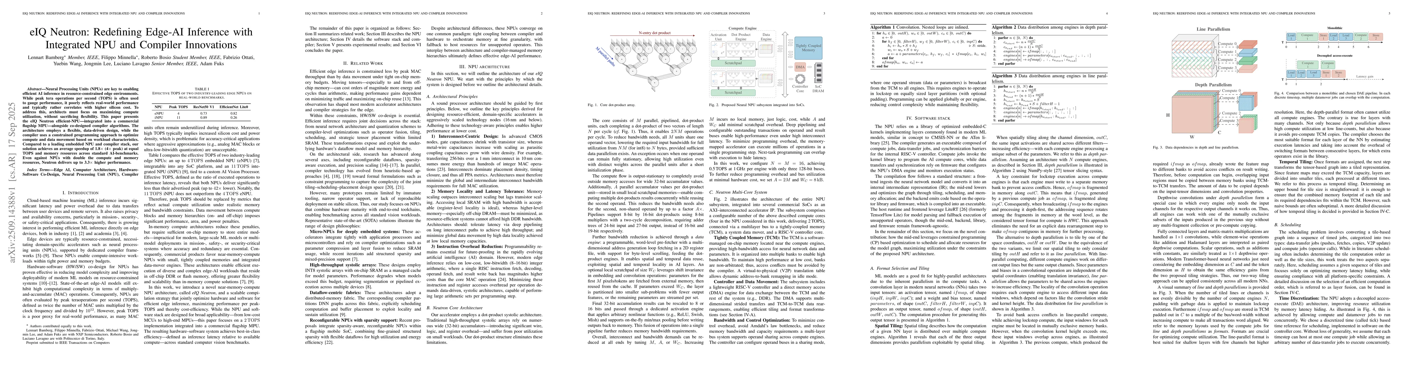 Thumbnail for eIQ Neutron: Redefining Edge-AI Inference with Integrated NPU and
  Compiler Innovations