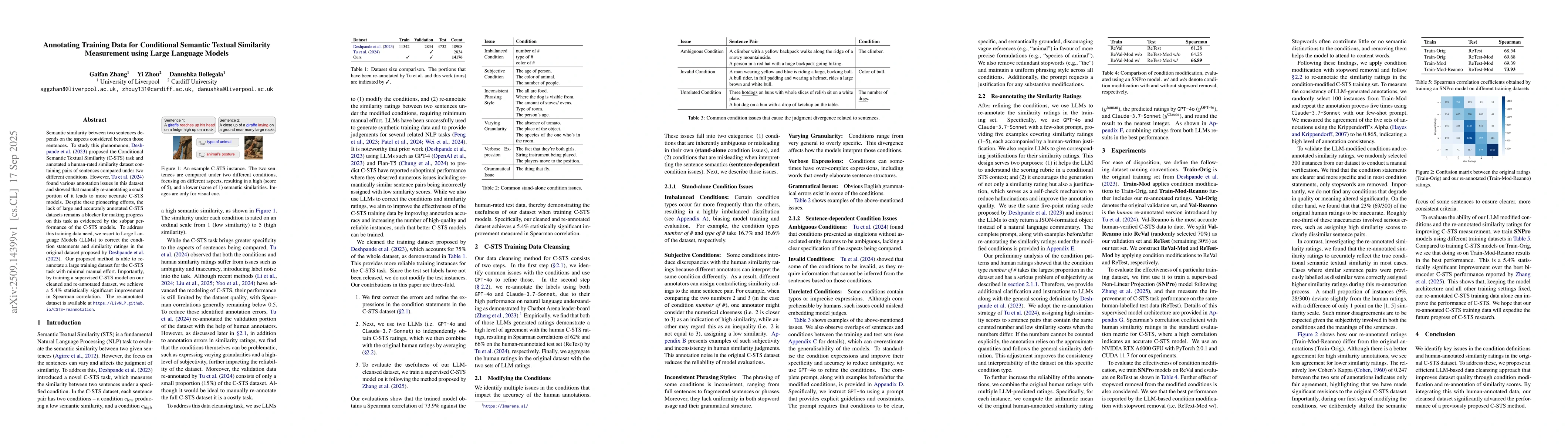 Thumbnail for Annotating Training Data for Conditional Semantic Textual Similarity
  Measurement using Large Language Models