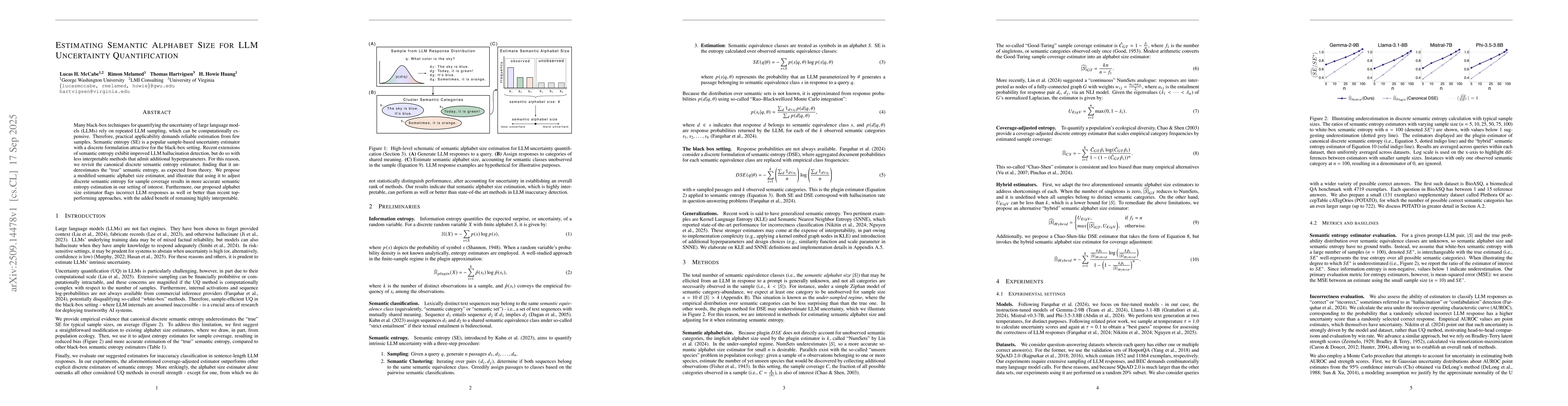 Thumbnail for Estimating Semantic Alphabet Size for LLM Uncertainty Quantification