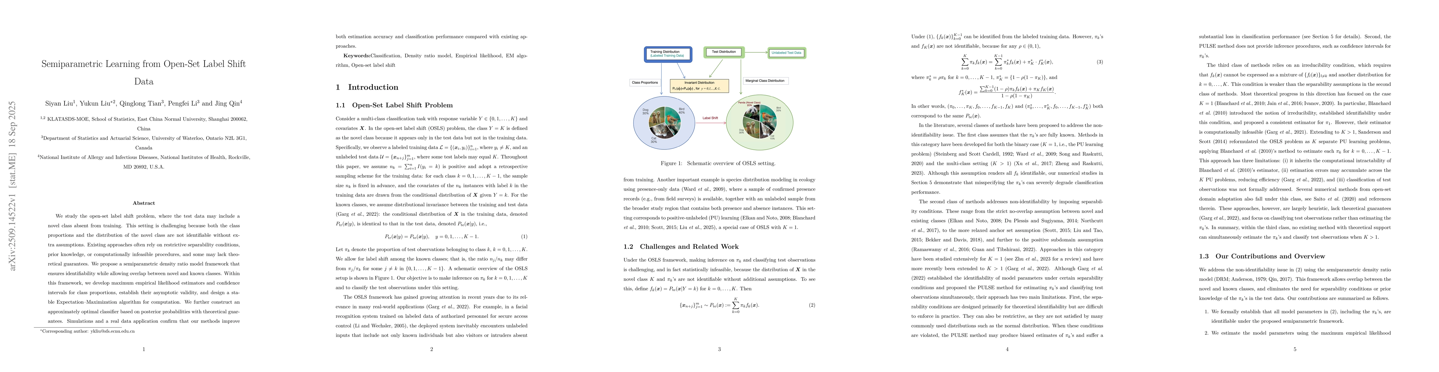 Thumbnail for Semiparametric Learning from Open-Set Label Shift Data