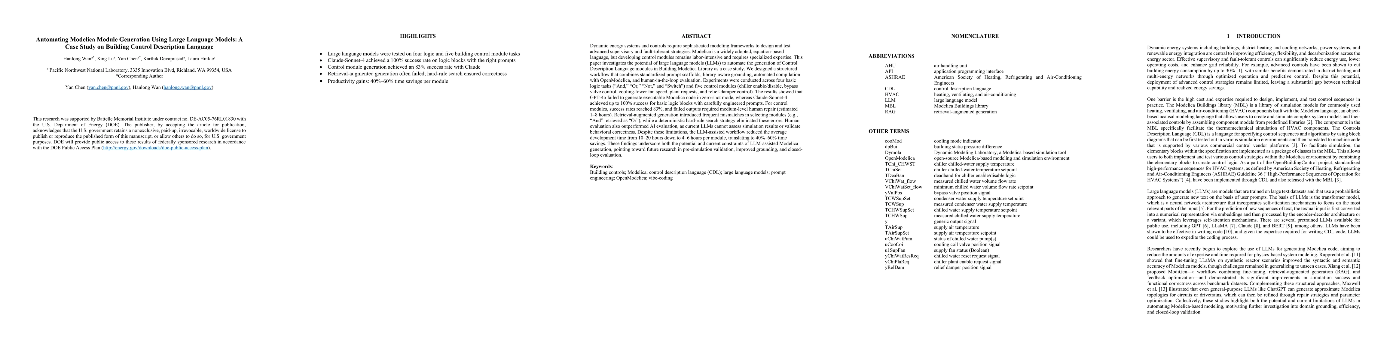 Thumbnail for Automating Modelica Module Generation Using Large Language Models: A
  Case Study on Building Control Description Language