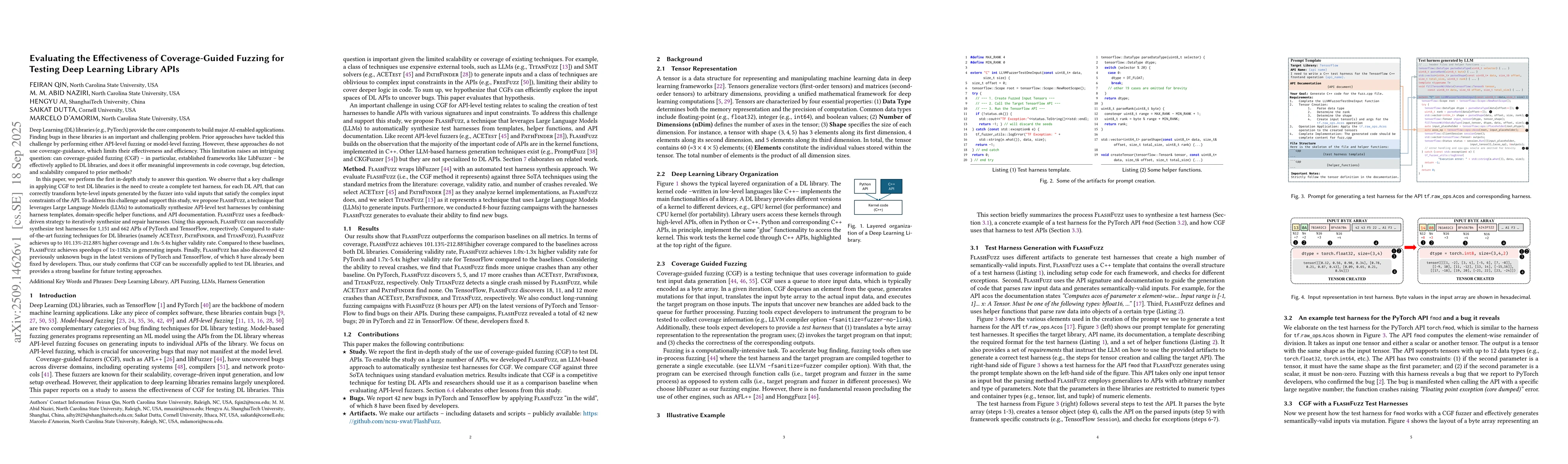 Thumbnail for Evaluating the Effectiveness of Coverage-Guided Fuzzing for Testing Deep
  Learning Library APIs