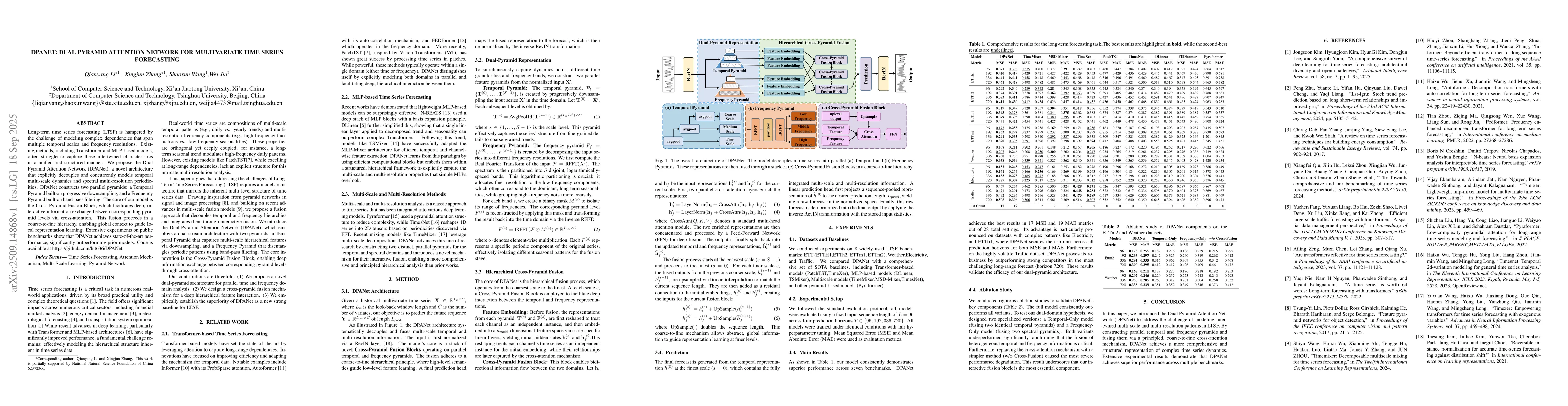 Thumbnail for DPANet: Dual Pyramid Attention Network for Multivariate Time Series
  Forecasting