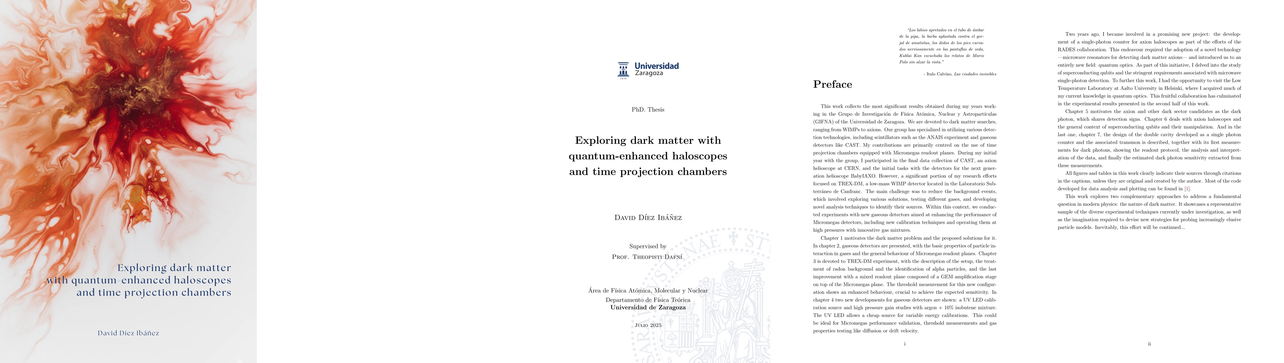 Thumbnail for Exploring dark matter with quantum-enhanced haloscopes and time
  projection chambers