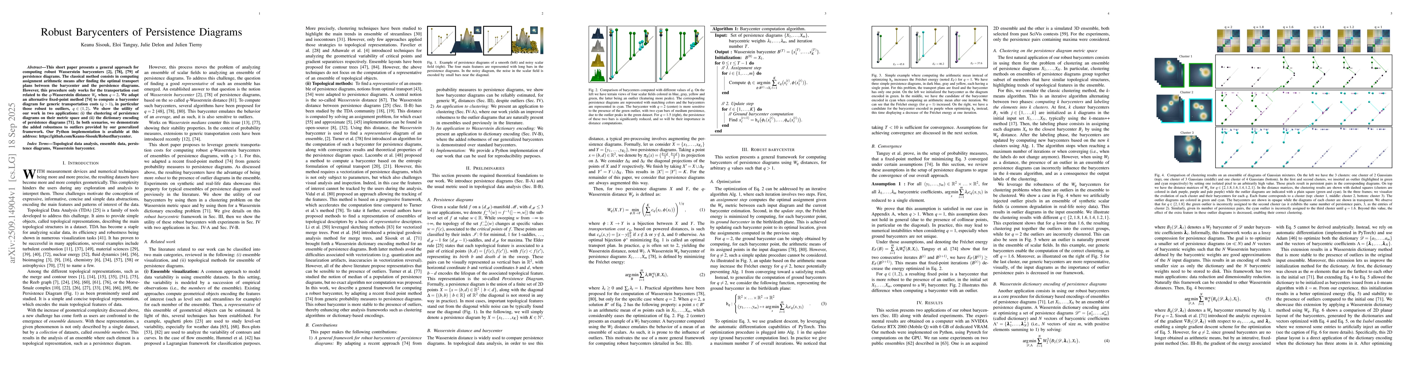 Thumbnail for Robust Barycenters of Persistence Diagrams