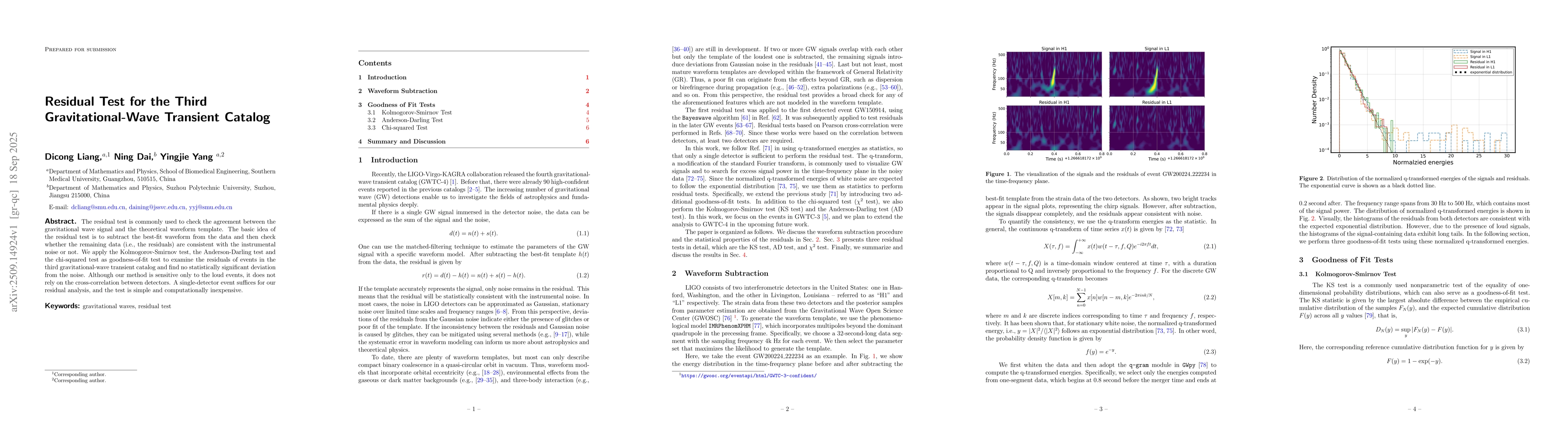 Thumbnail for Residual Test for the Third Gravitational-Wave Transient Catalog