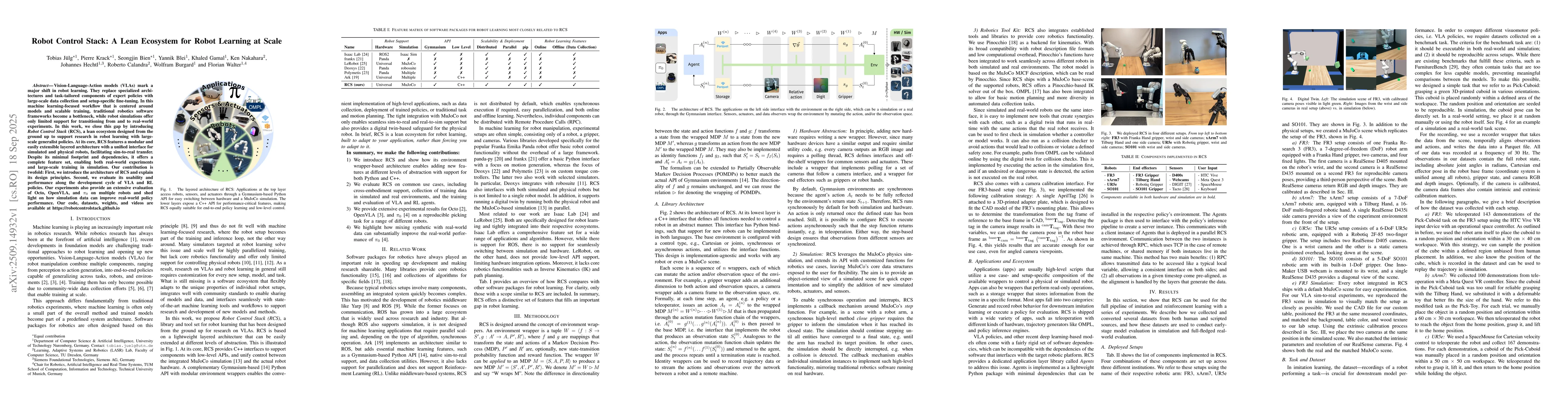 Thumbnail for Robot Control Stack: A Lean Ecosystem for Robot Learning at Scale