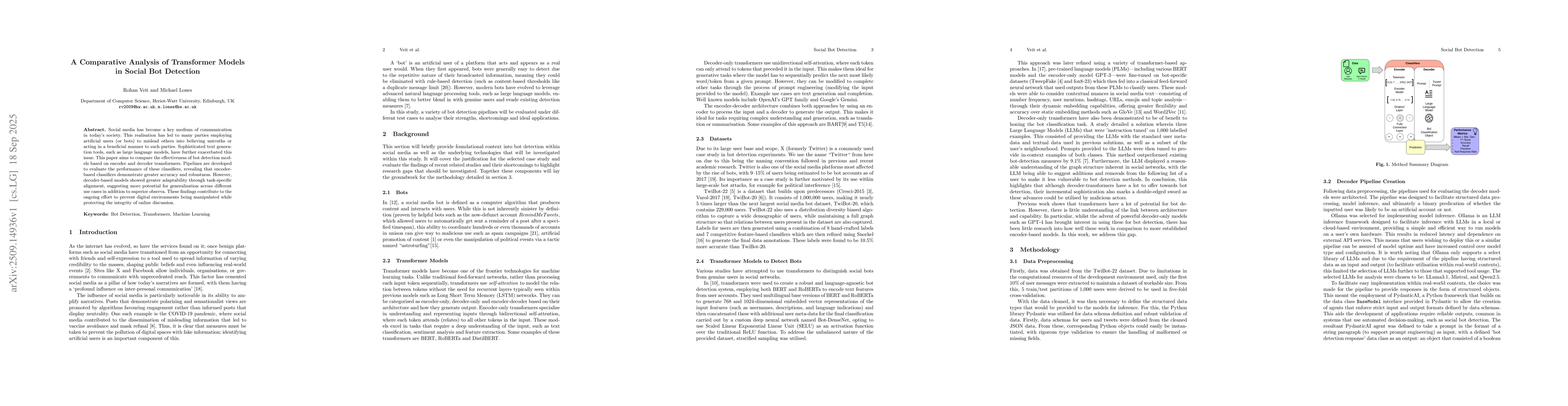 Thumbnail for A Comparative Analysis of Transformer Models in Social Bot Detection