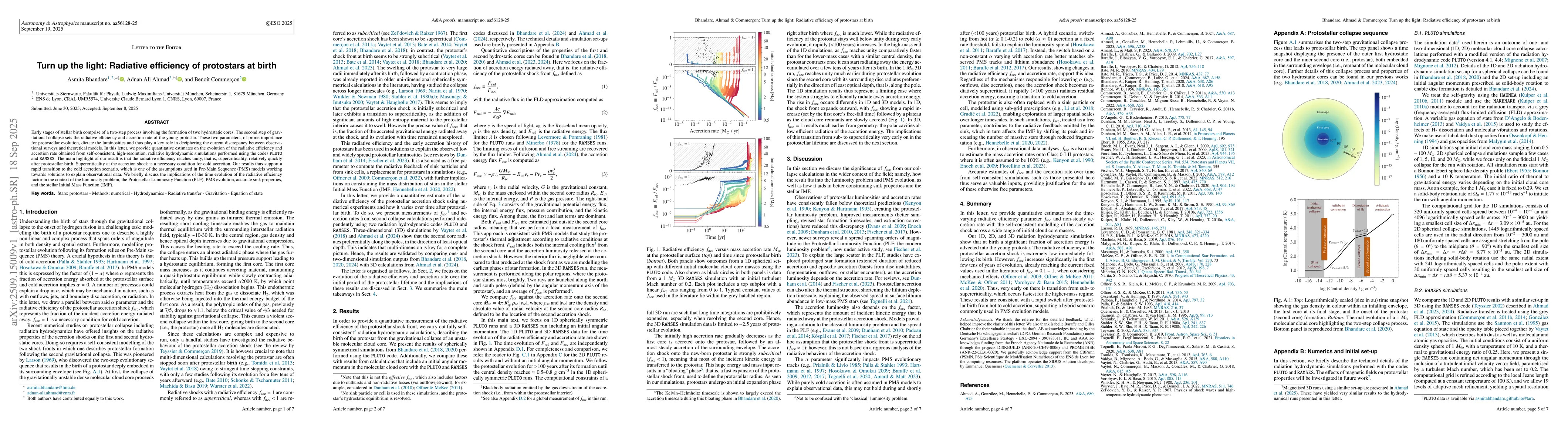 Thumbnail for Turn up the light: Radiative efficiency of protostars at birth