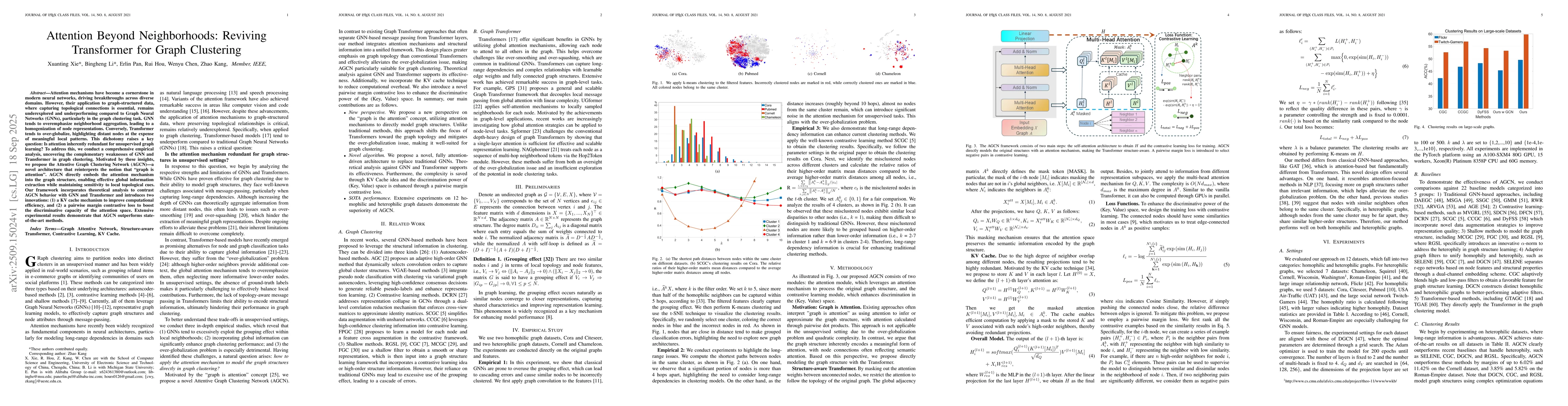 Thumbnail for Attention Beyond Neighborhoods: Reviving Transformer for Graph
  Clustering