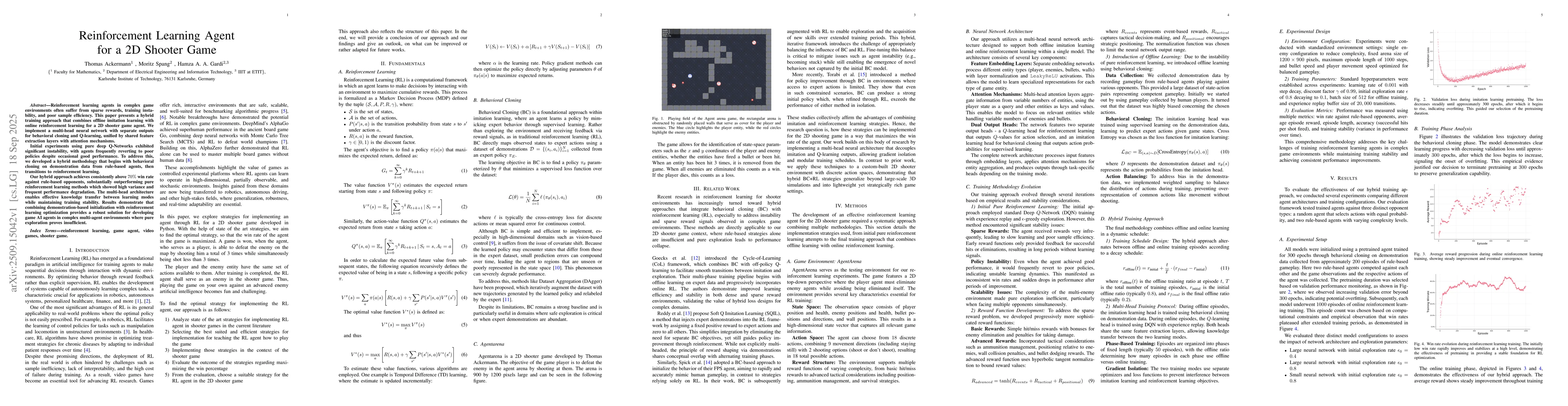Thumbnail for Reinforcement Learning Agent for a 2D Shooter Game