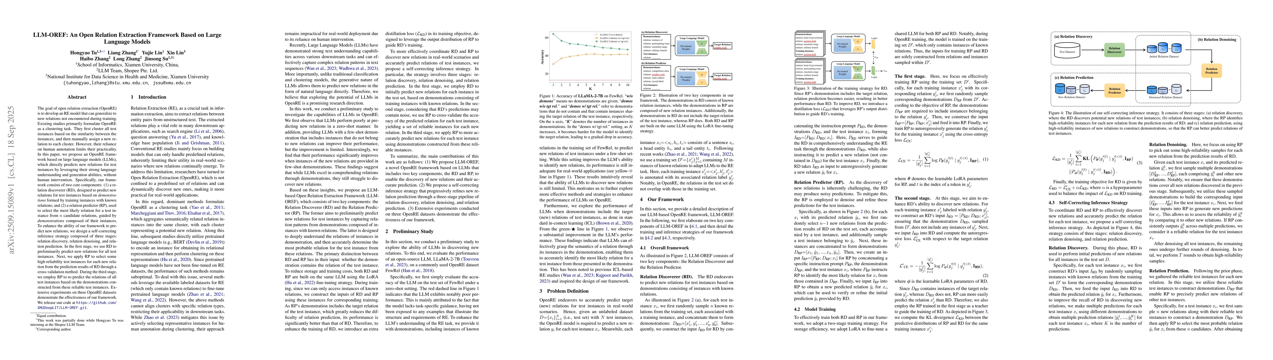 Thumbnail for LLM-OREF: An Open Relation Extraction Framework Based on Large Language
  Models