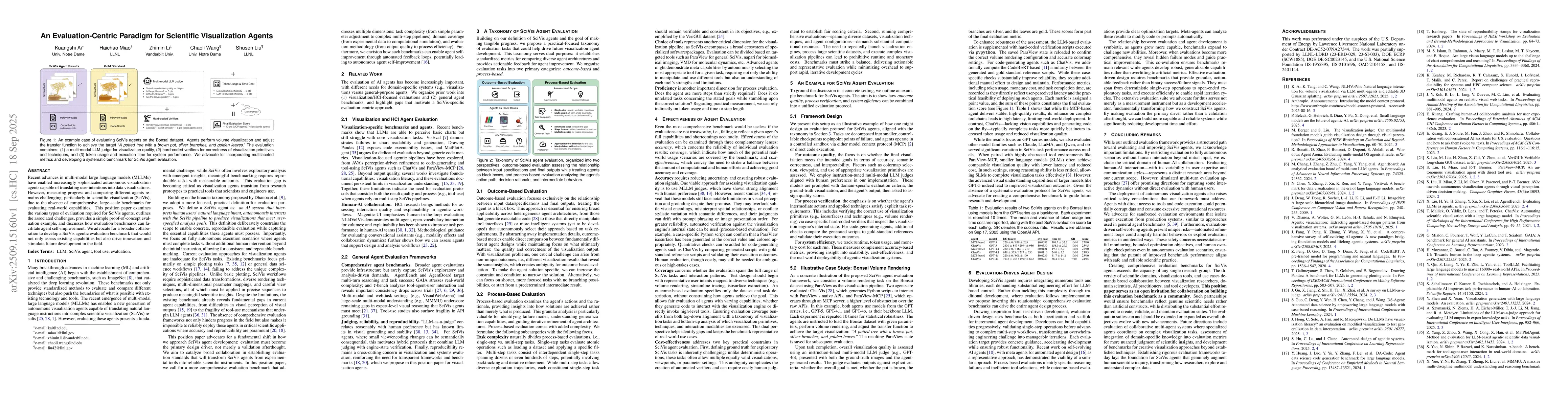Thumbnail for An Evaluation-Centric Paradigm for Scientific Visualization Agents