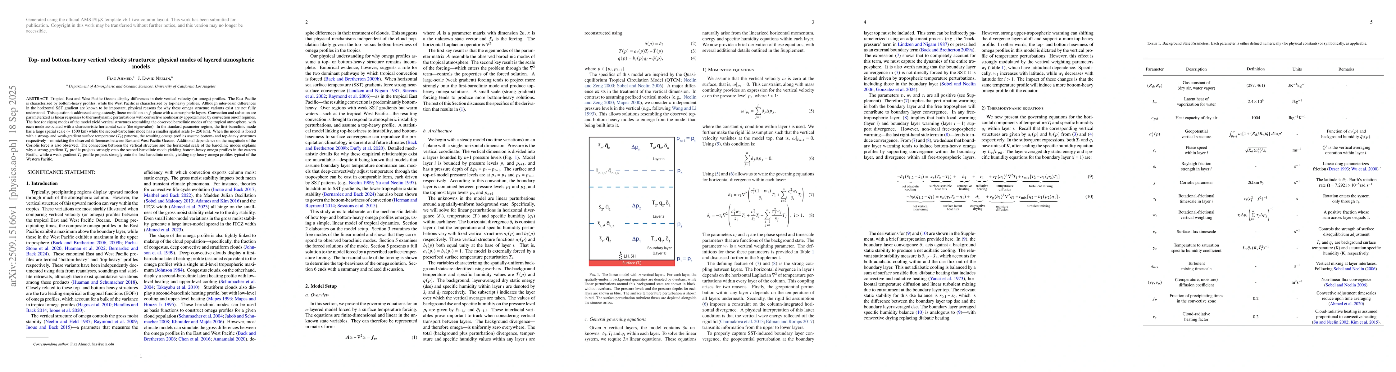 Thumbnail for Top- and bottom-heavy vertical velocity structures: physical modes of
  layered atmospheric models