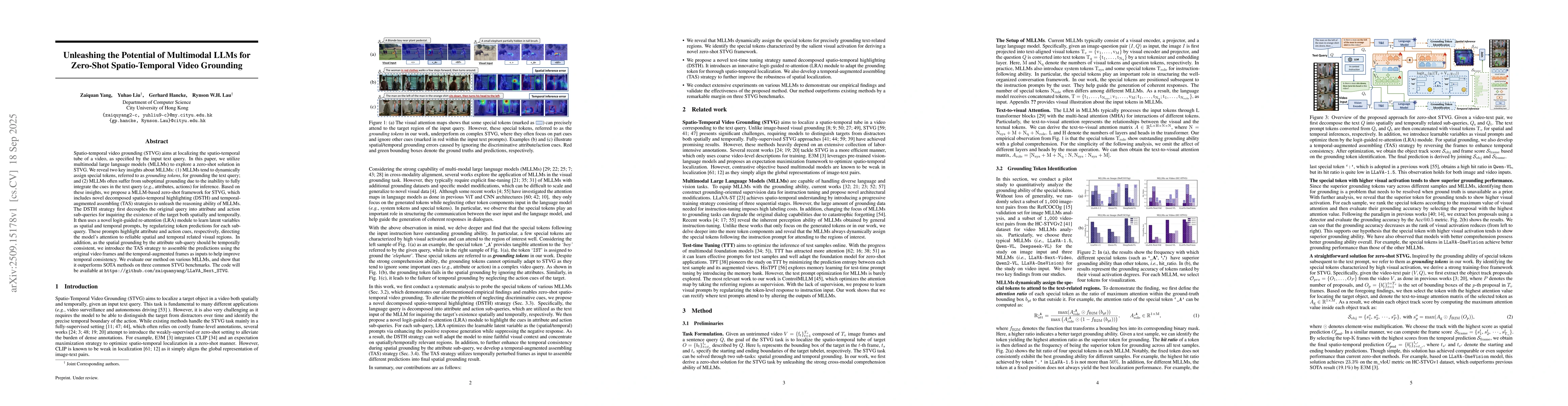 Thumbnail for Unleashing the Potential of Multimodal LLMs for Zero-Shot
  Spatio-Temporal Video Grounding